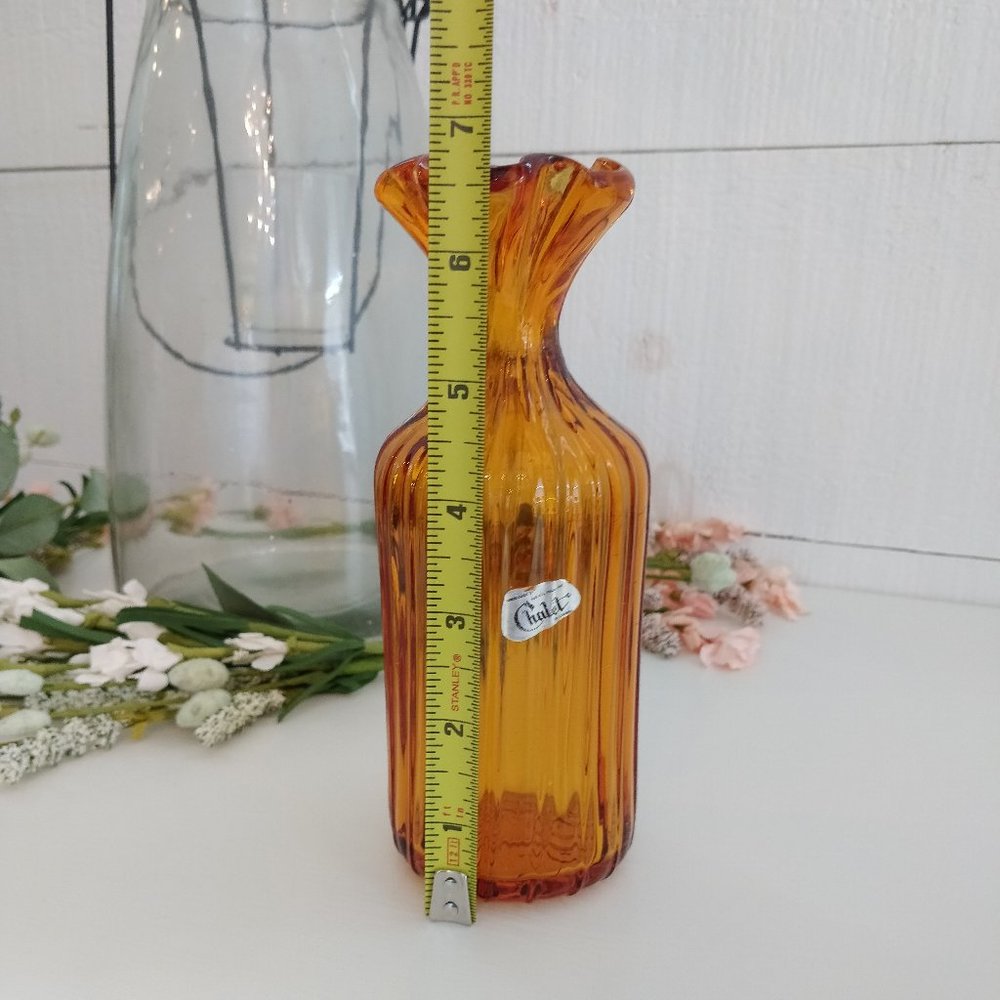 Vintage Canadian Chalet Bud Vase